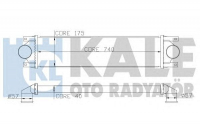KALE OTO RADYATOR 345100 -  Интеркулер
